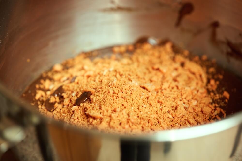 vegan butterfinger cake batter