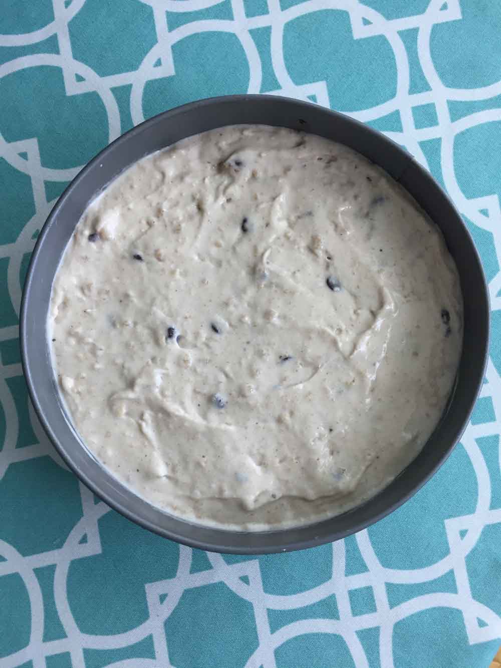 vegan banana split ice cream cake cookie dough ice cream layer