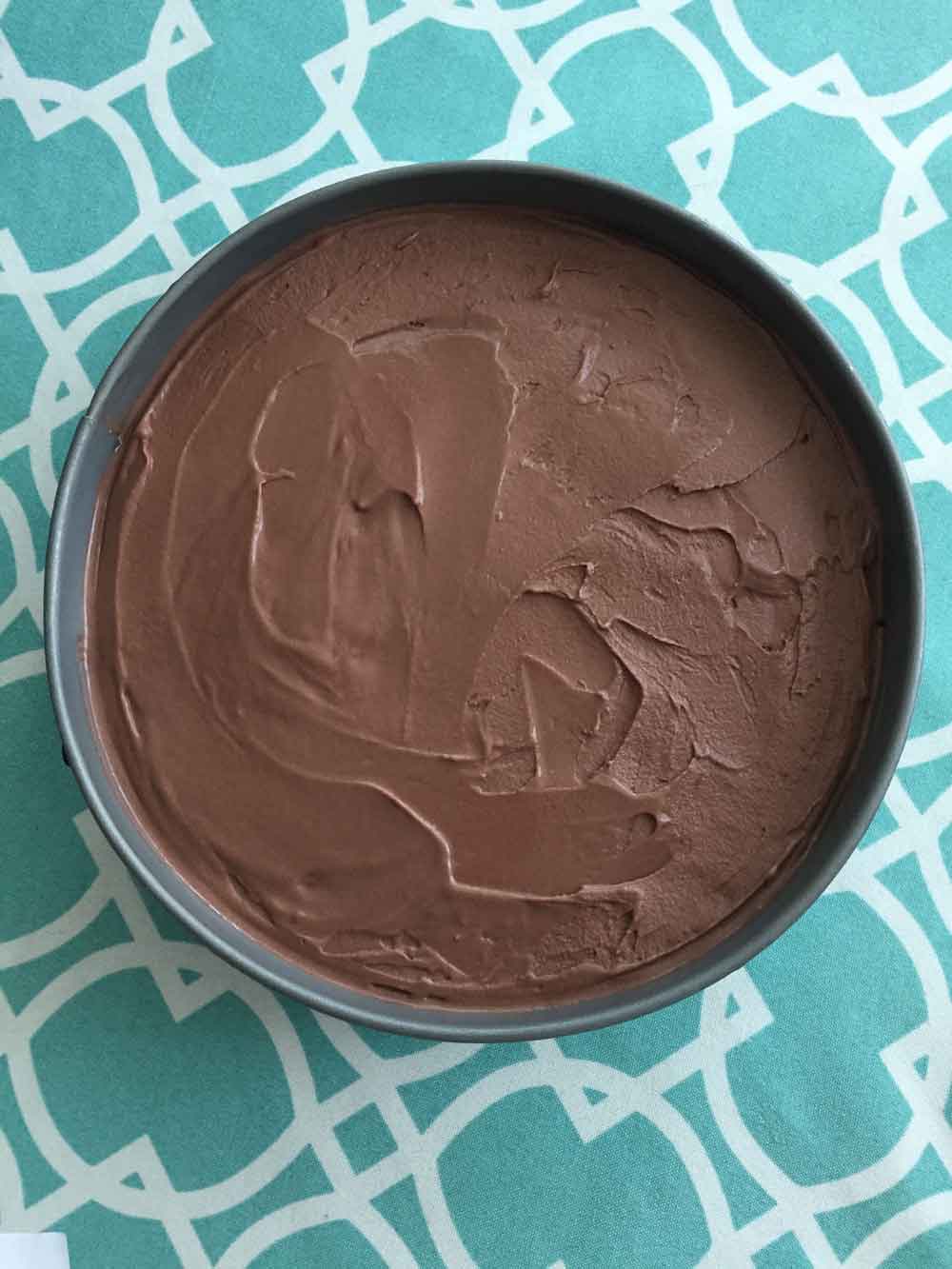 vegan banana split ice cream cake chocolate ice cream layer