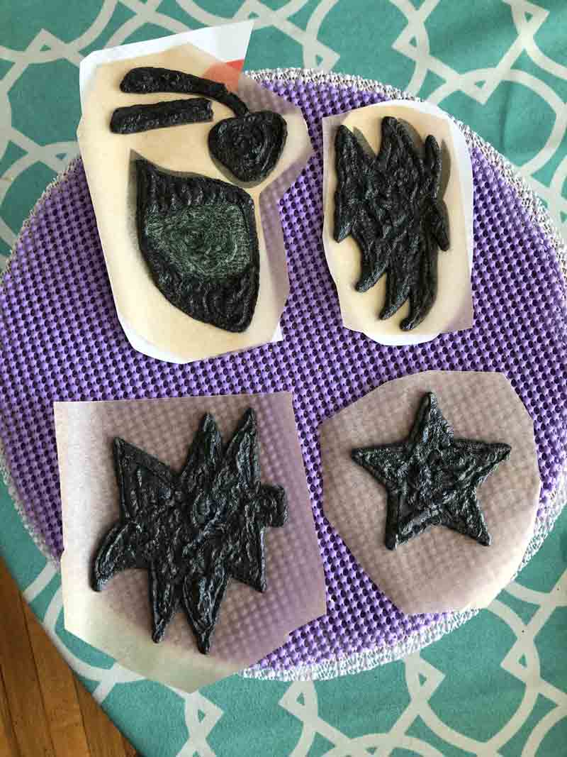 vegan buttercream transfers of the KISS makeup