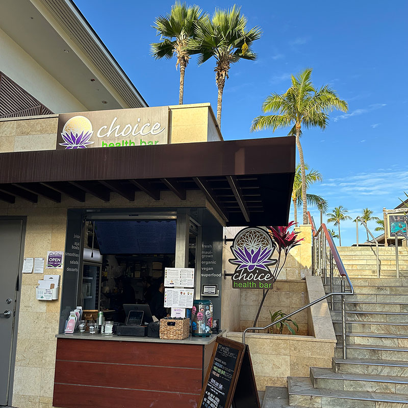 Choice Health Bar in Lahaina.