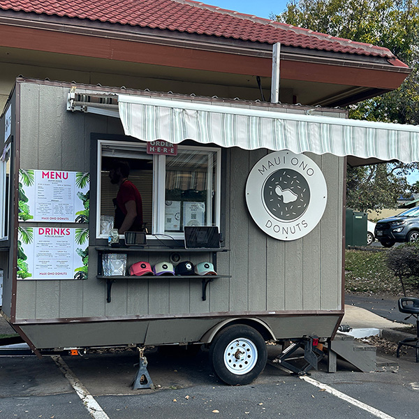 maui ono vegan donut truck in Maui.