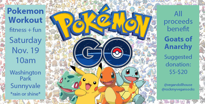 Pokemon Go Workout flier