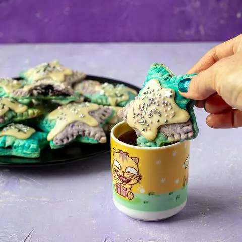 vegan blueberry poptarts