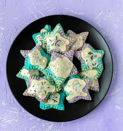 vegan star shaped poptarts