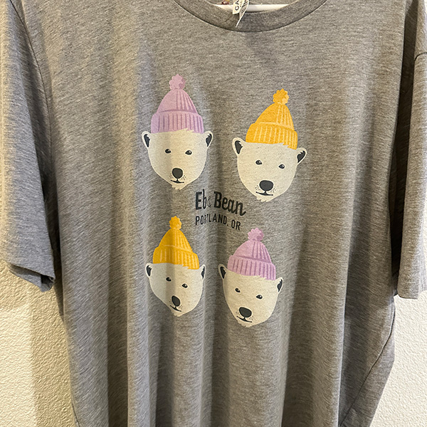 t-shirt at Eb & Bean in Portland.