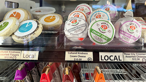 local vegan cheese from Food Fight in Portland, OR.