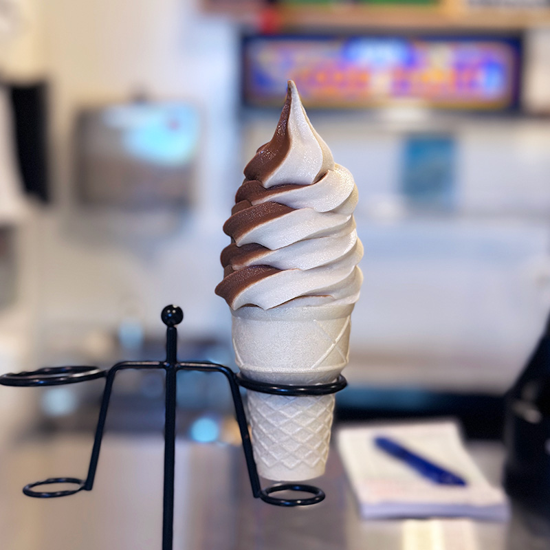 vegan soft serve from Food Fight in Portland, OR.