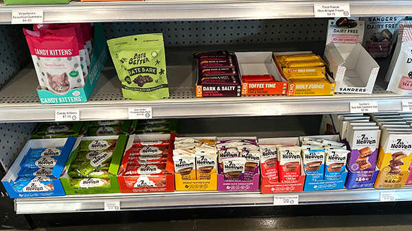 rare vegan candy from Food Fight in Portland, OR.
