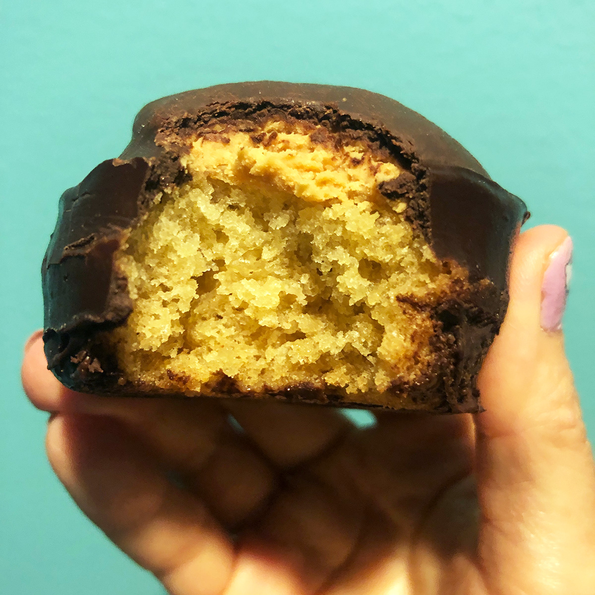 a Phillykake from Shoofly Bakery in Portland.