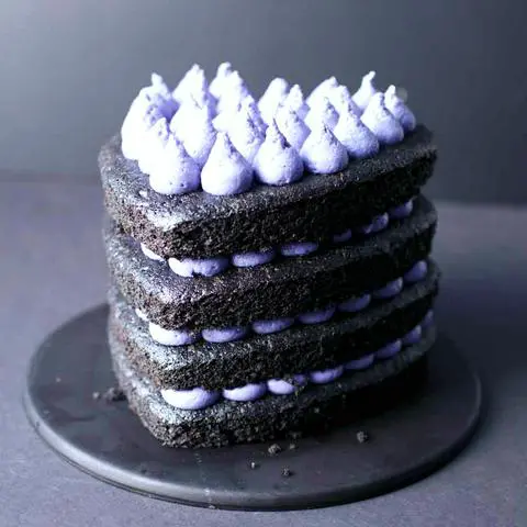 Vegan Chocolate Blackberry Cake