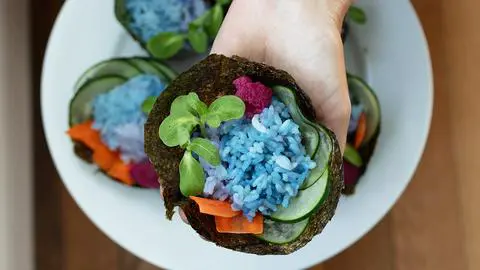 vegan gluten-free sushi cupcakes