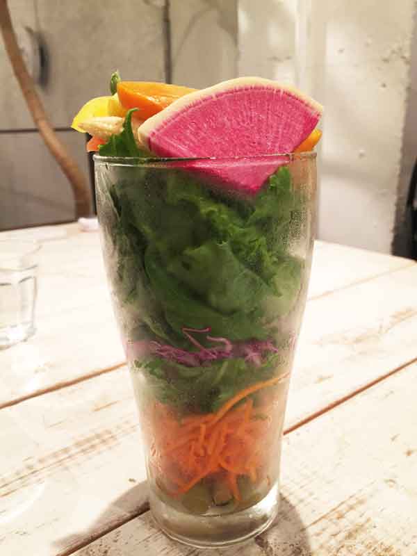 salad parfait at ainsoph