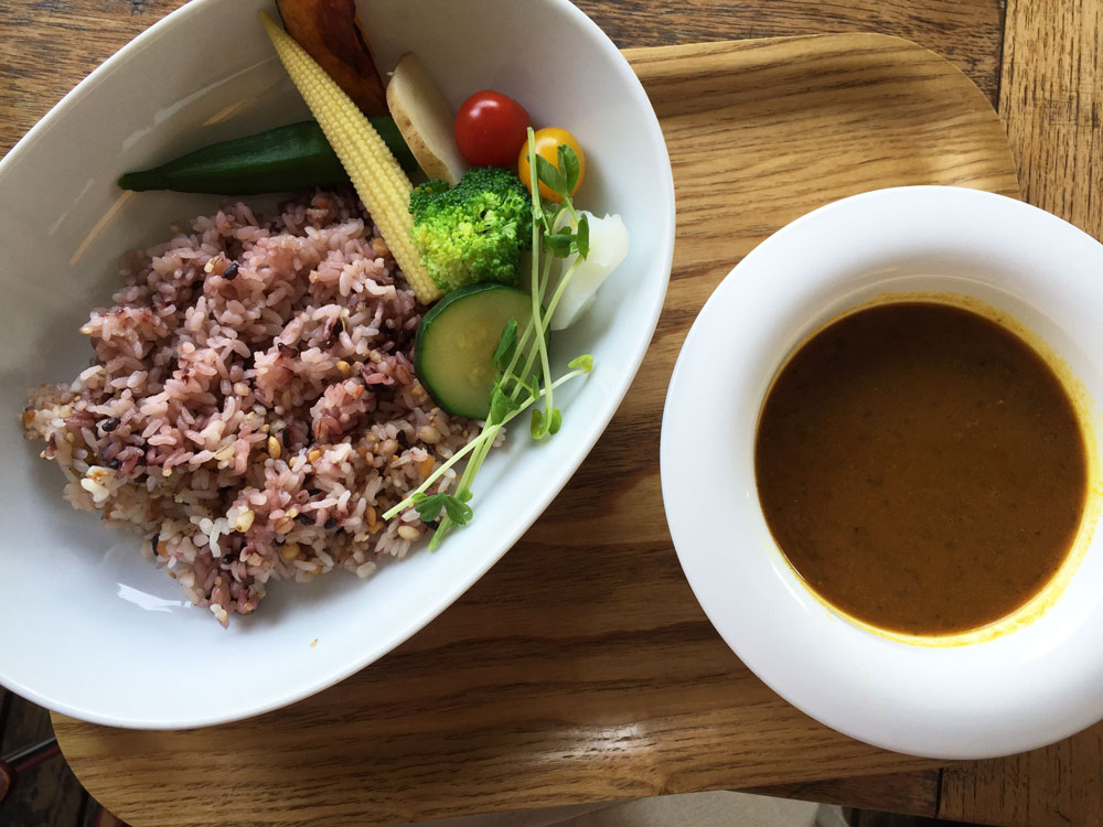 vegan curry in harajuku