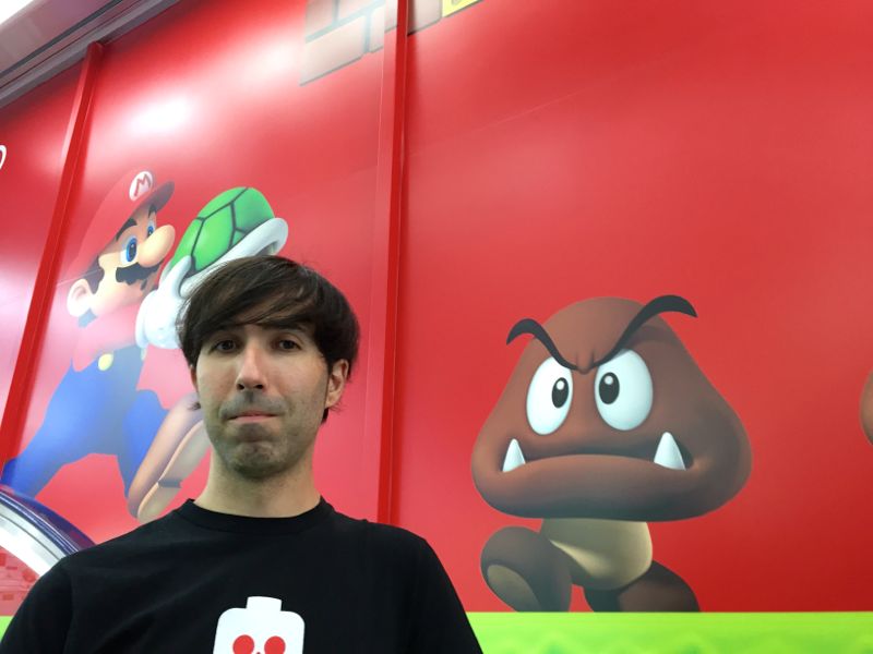 Mario escalator in Tokyo