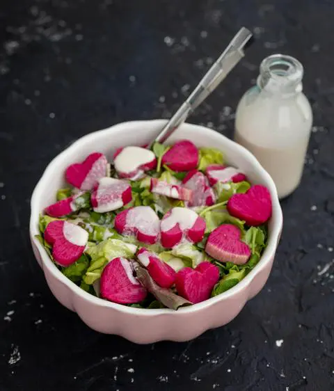 watermelon radish salad